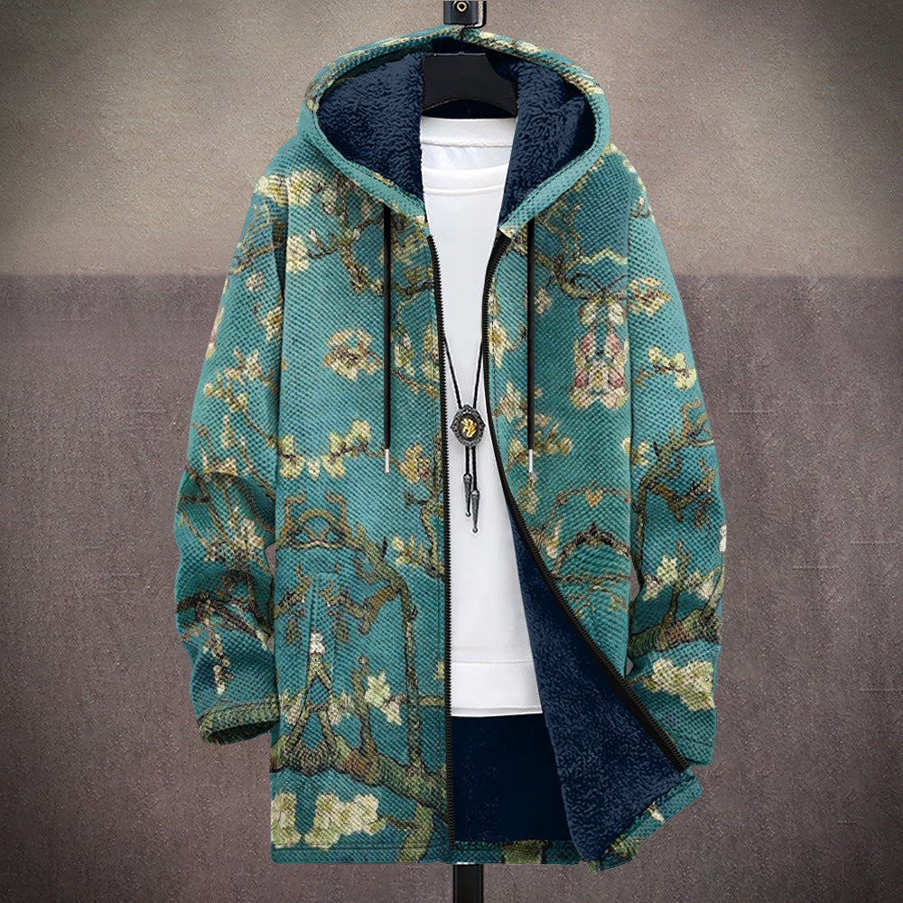 Vincent | Cardigan con Cappuccio Artistico