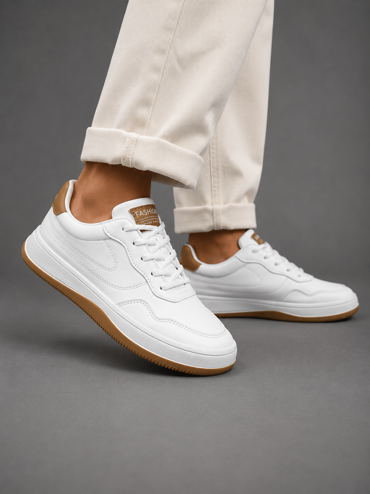 ALESSIO | SNEAKERS MINIMAL CON DETTAGLI A CONTRASTO