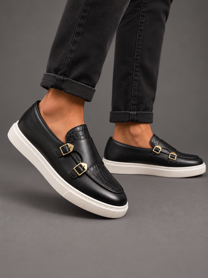 VALERIO | MOCASSINI CASUAL CON DOPPIA FIBBIA