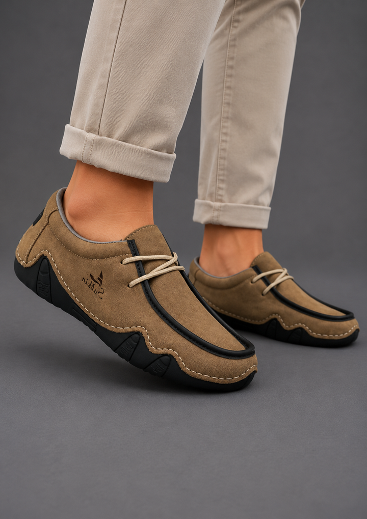 LEANDRO | SCARPE CASUAL EFFETTO CAMOSCIO