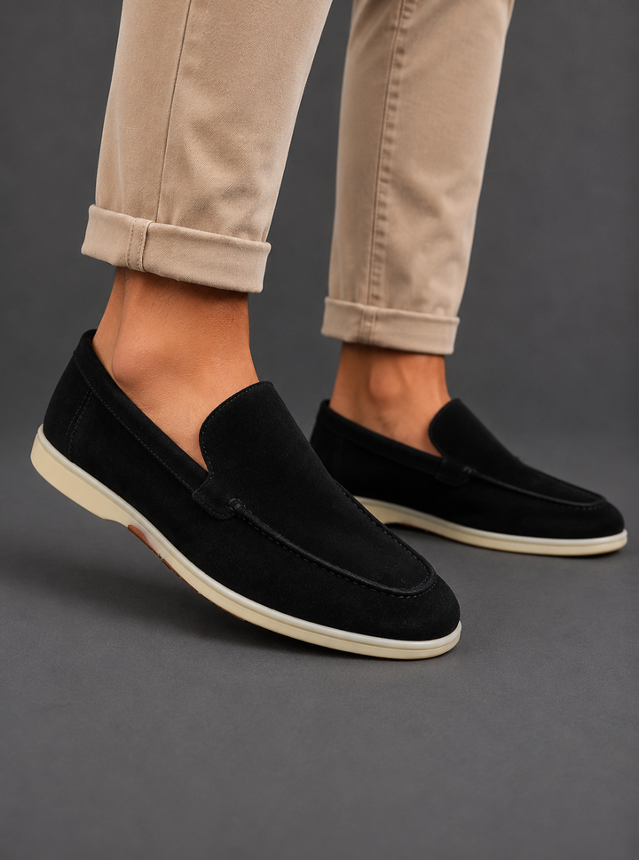 EMILIANO | MOCASSINI CASUAL EFFETTO CAMOSCIO