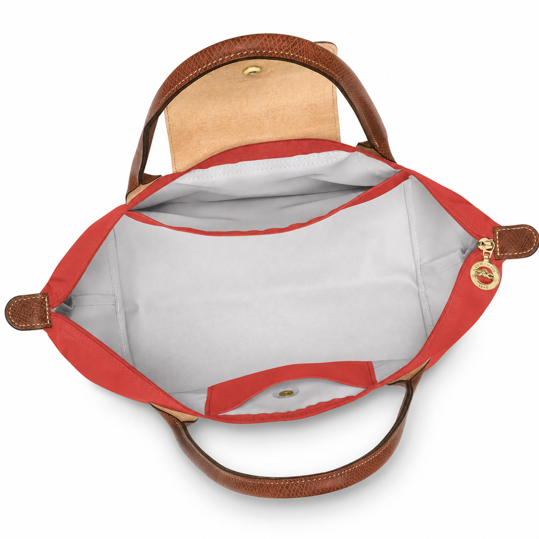 Ginevra | Borsa Tote Rosso Corallo in Nylon e Pelle