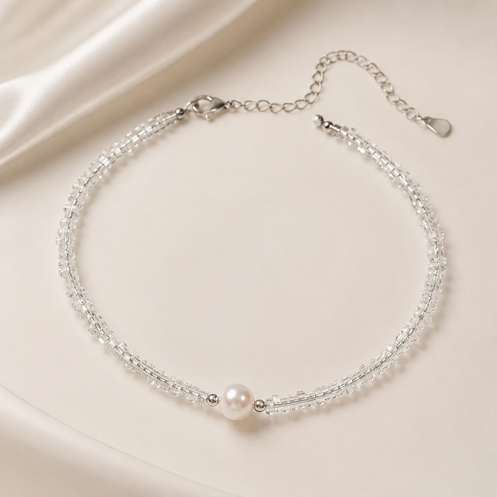CHIARA | COLLANA PERLA LUMINOSA