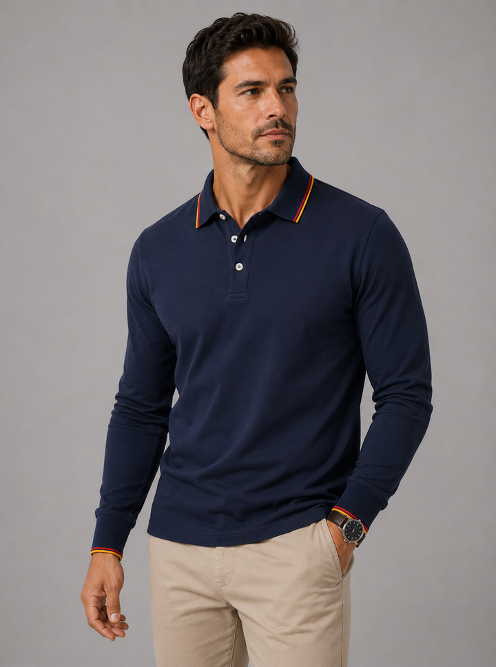LEONARDO | POLO ELEGANTE A MANICA LUNGA