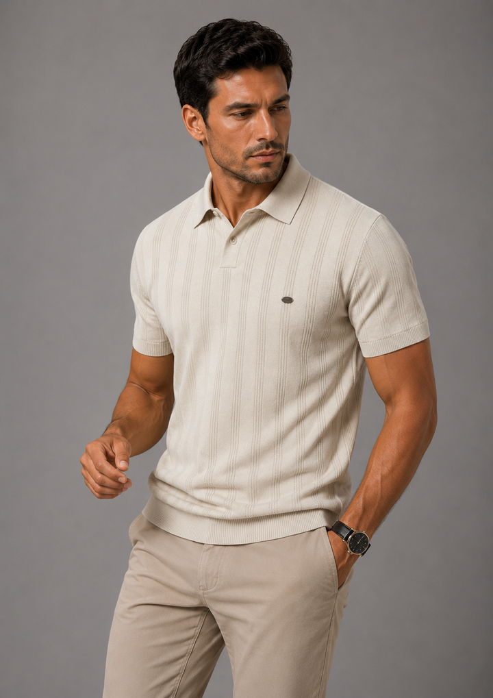 GIORGIO | POLO PREMIUM A RIGHE VERTICALI