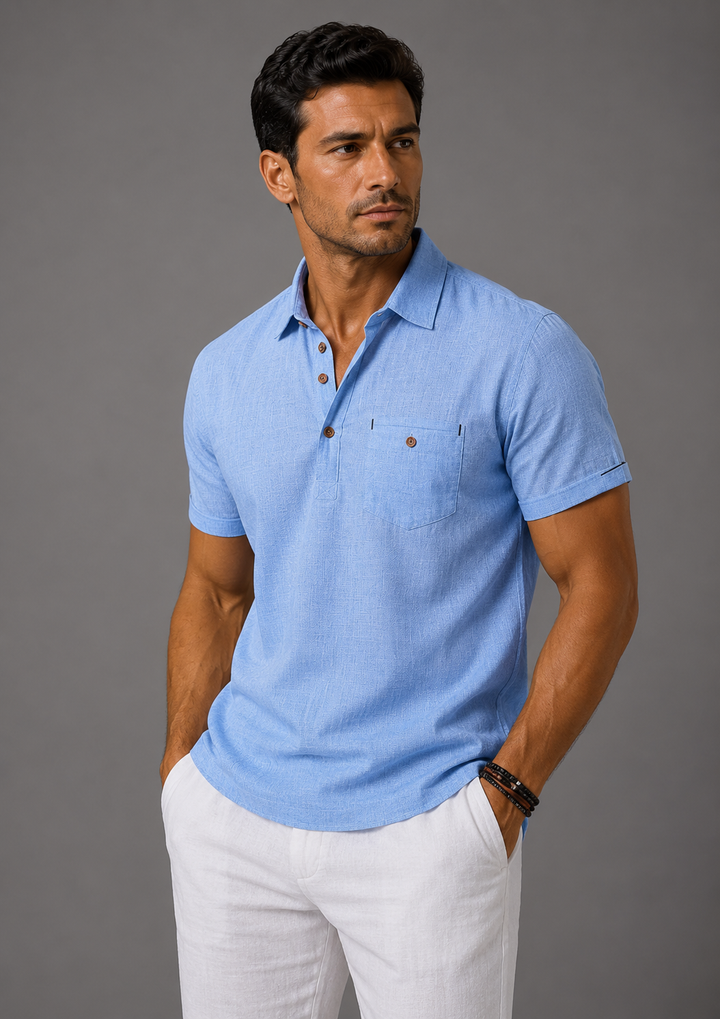 ENRICO | POLO ELEGANTE CON TASCHINO