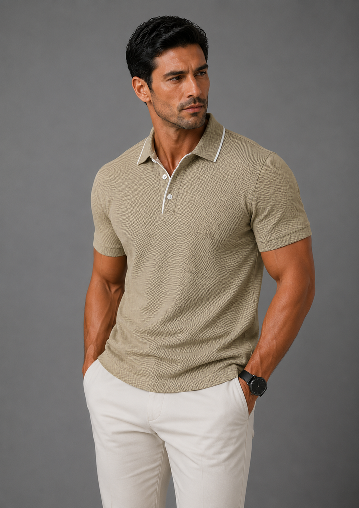 NICO | POLO PREMIUM TESTURIZZATA