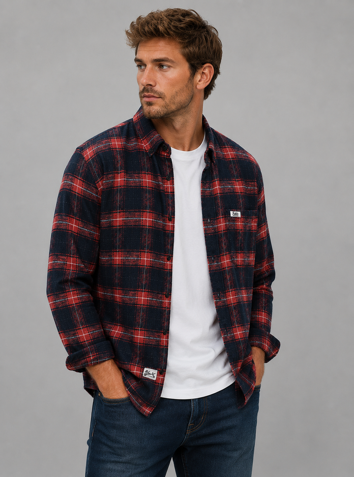 MATTEO | CAMICIA A QUADRI DALLO STILE URBANO