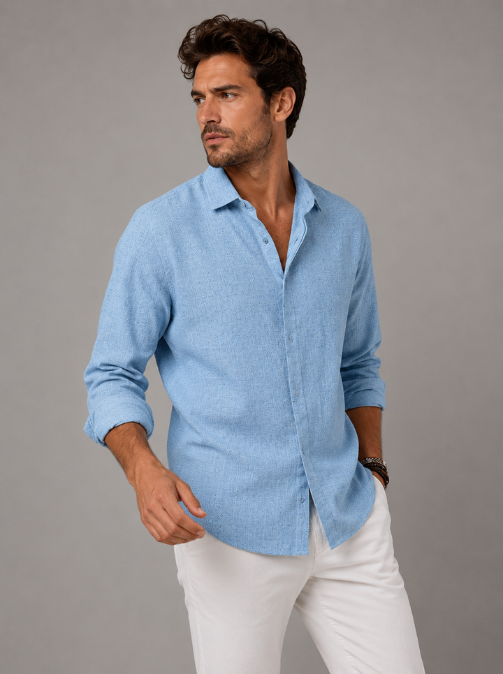 LEONARDO | CAMICIA ELEGANTE IN LINO PREMIUM