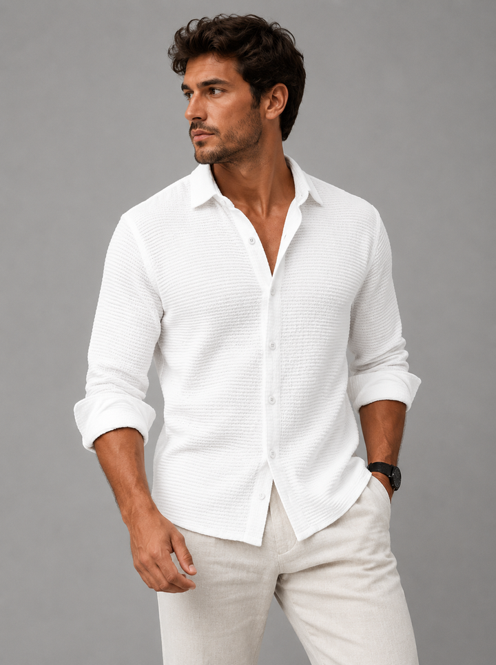 ANDREA | CAMICIA TESTURIZZATA ELEGANTE PREMIUM