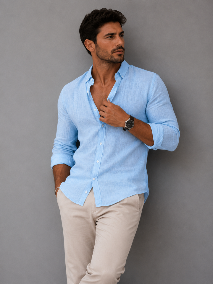 GIACOMO | CAMICIA IN LINO ELEGANTE PREMIUM