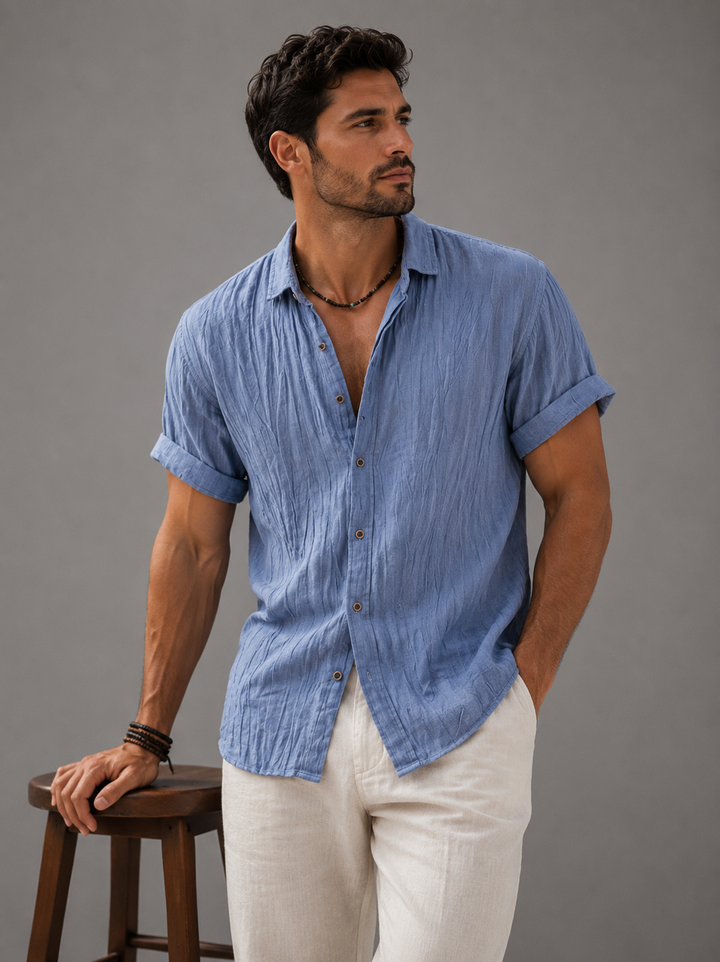 NICCOLÒ | CAMICIA ESTIVA IN LINO CASUAL