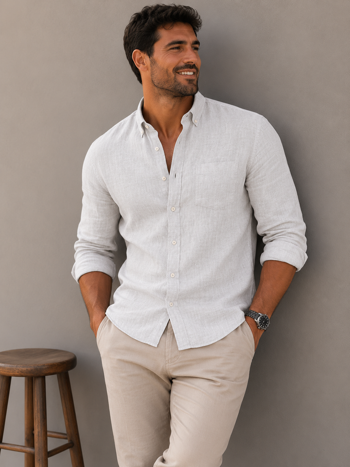 GIORGIO | CAMICIA IN LINO ELEGANTE PREMIUM