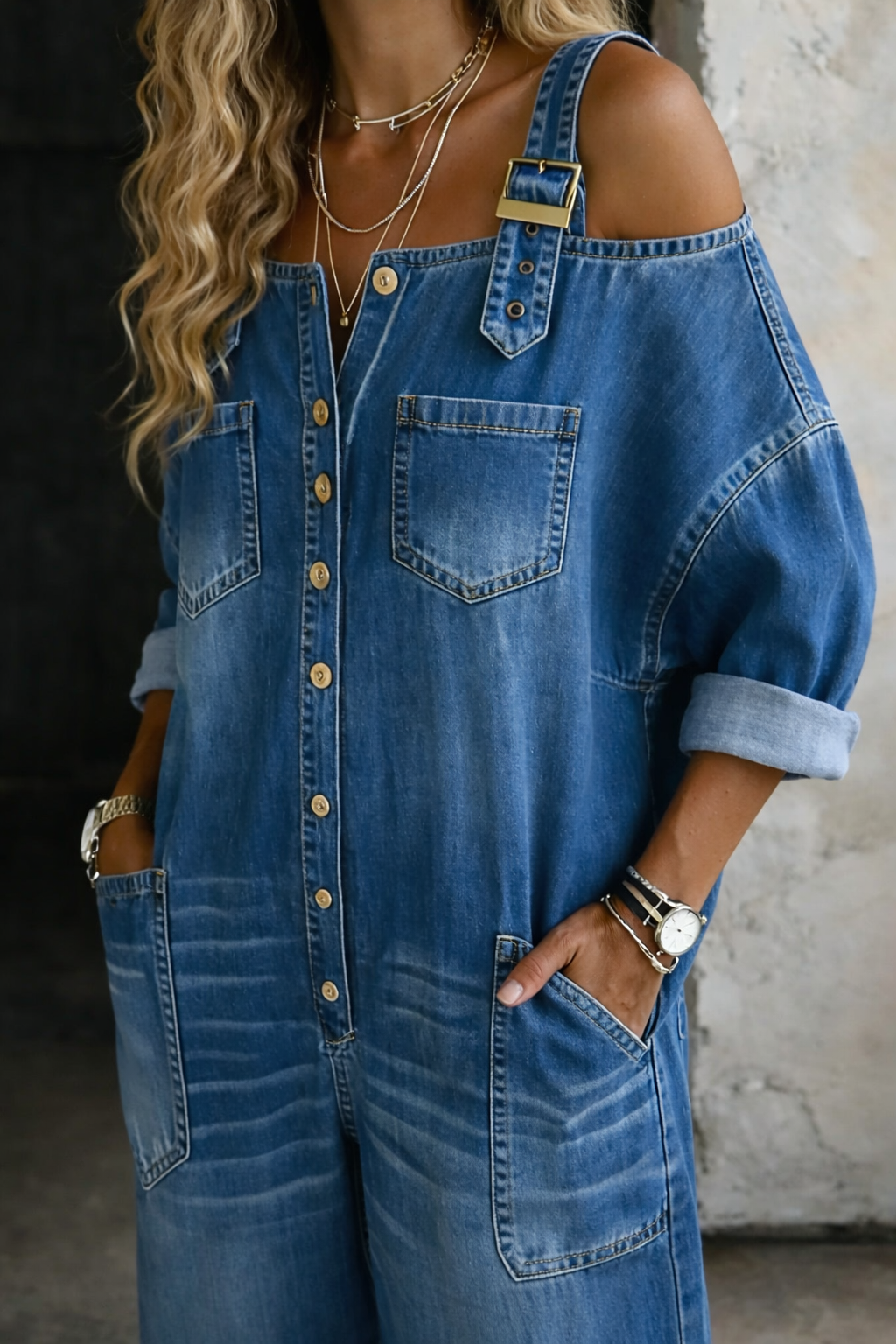 VITTORIA | TUTA IN DENIM DALLO STILE MODERNO E RAFFINATO