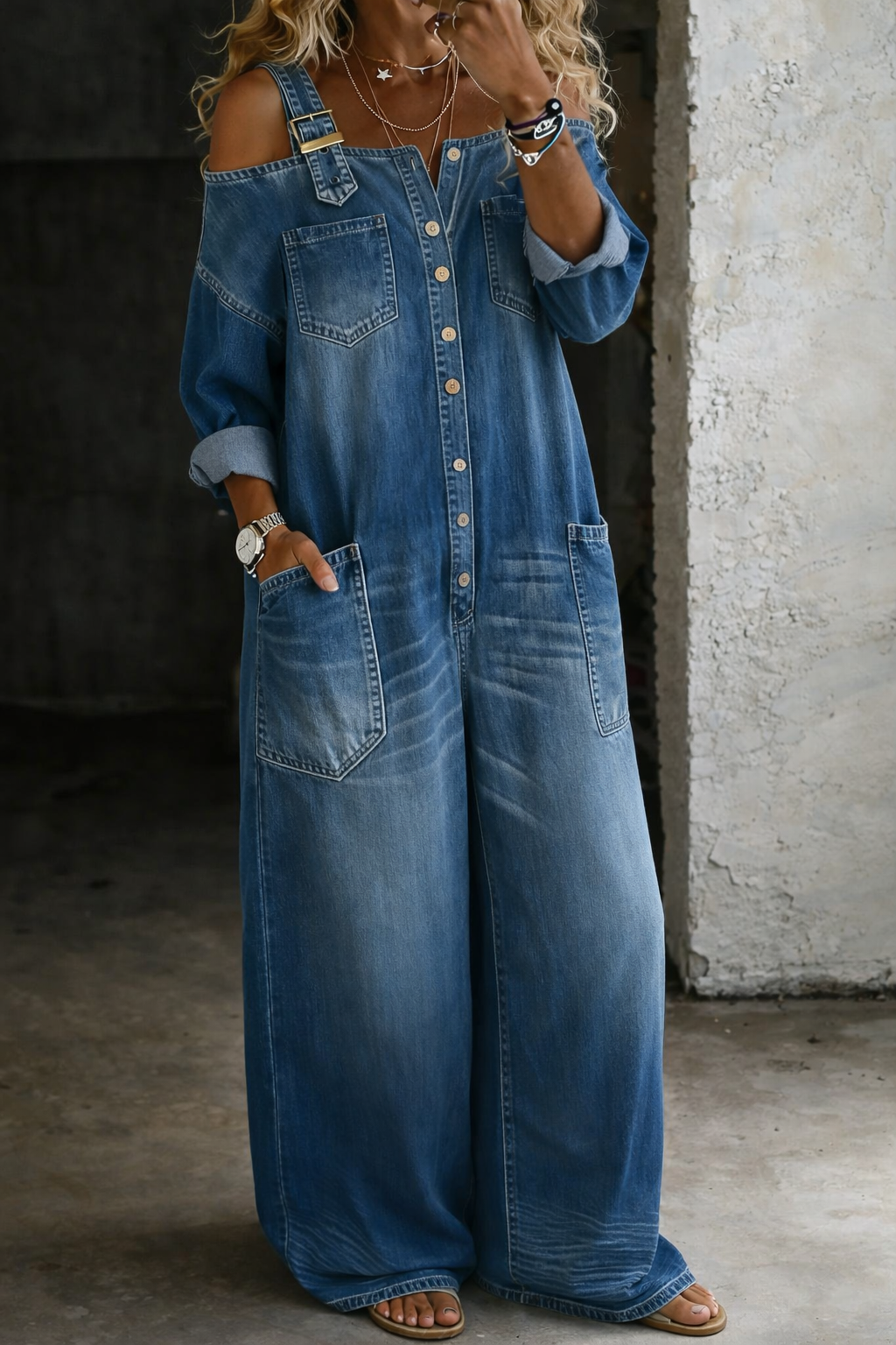 VITTORIA | TUTA IN DENIM DALLO STILE MODERNO E RAFFINATO