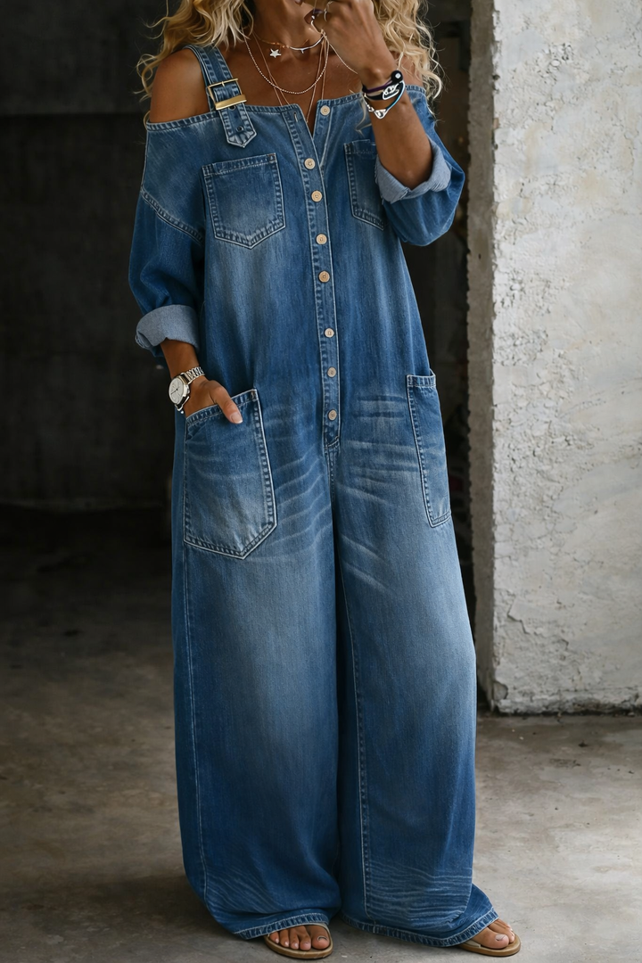 VITTORIA | TUTA IN DENIM DALLO STILE MODERNO E RAFFINATO