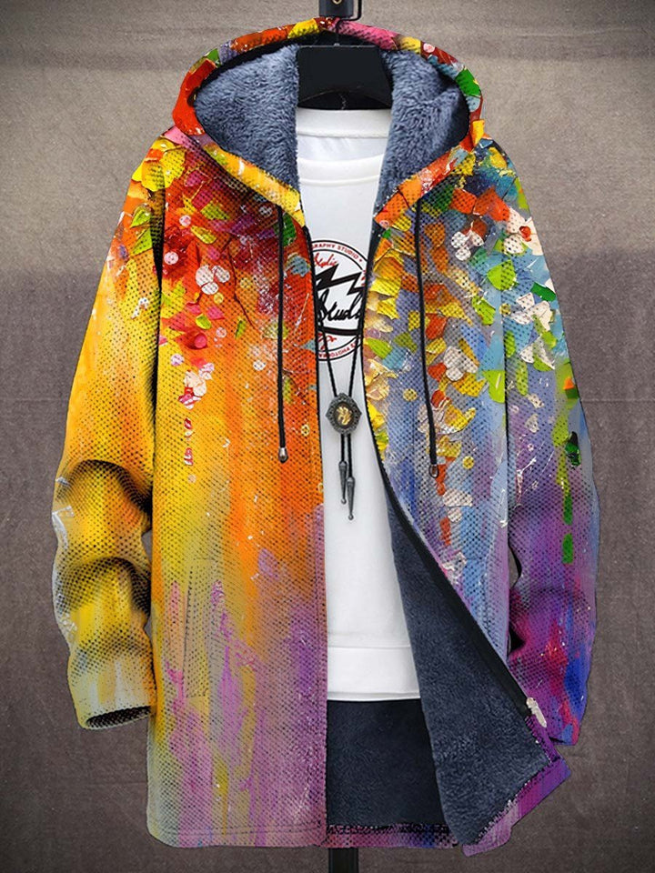 Delia | Cardigan Artistico con Cappuccio