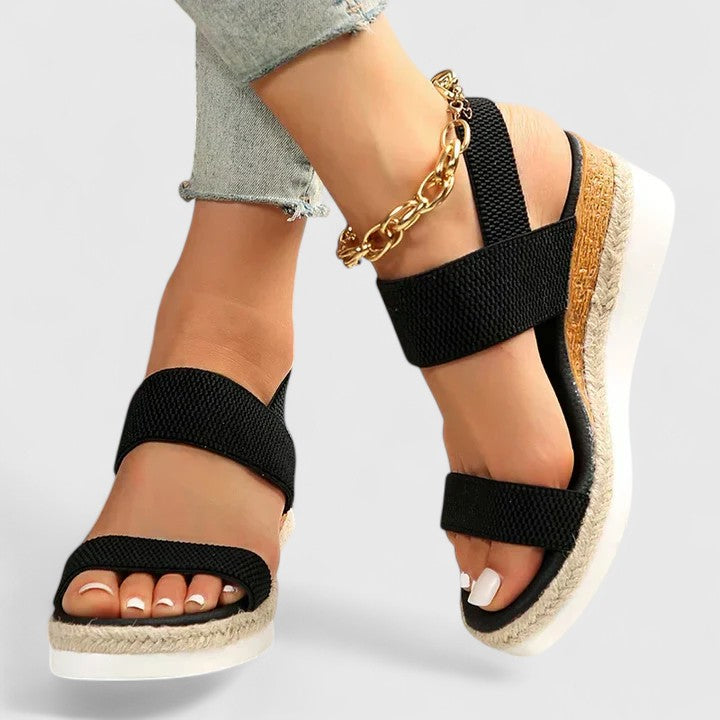 ELENA | SANDALI COMFORT CON FASCE ELASTICHE
