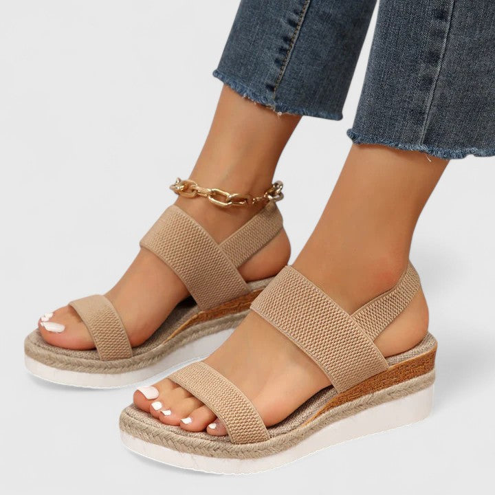 ELENA | SANDALI COMFORT CON FASCE ELASTICHE
