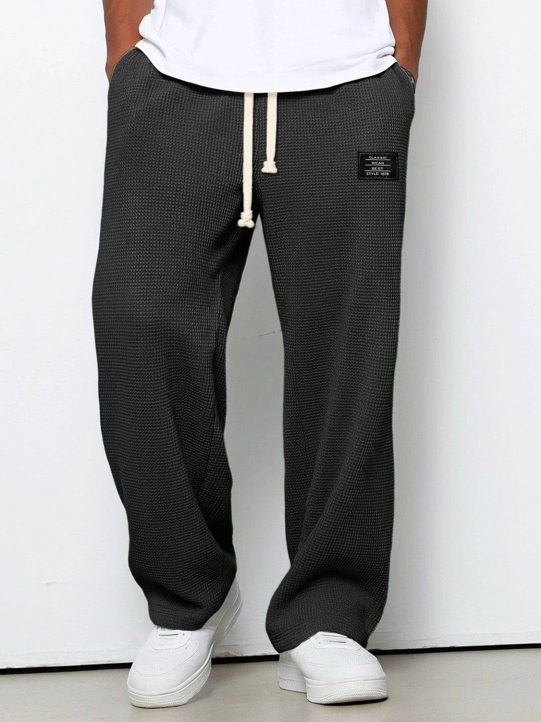 MATTEO | PANTALONI WAFFLE PREMIUM