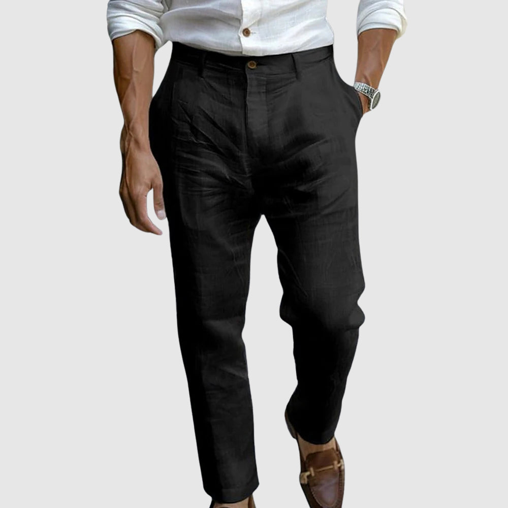 LEONARDO | PANTALONI IN LINO ELEGANTI