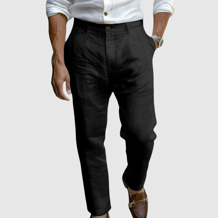 LEONARDO | PANTALONI IN LINO ELEGANTI
