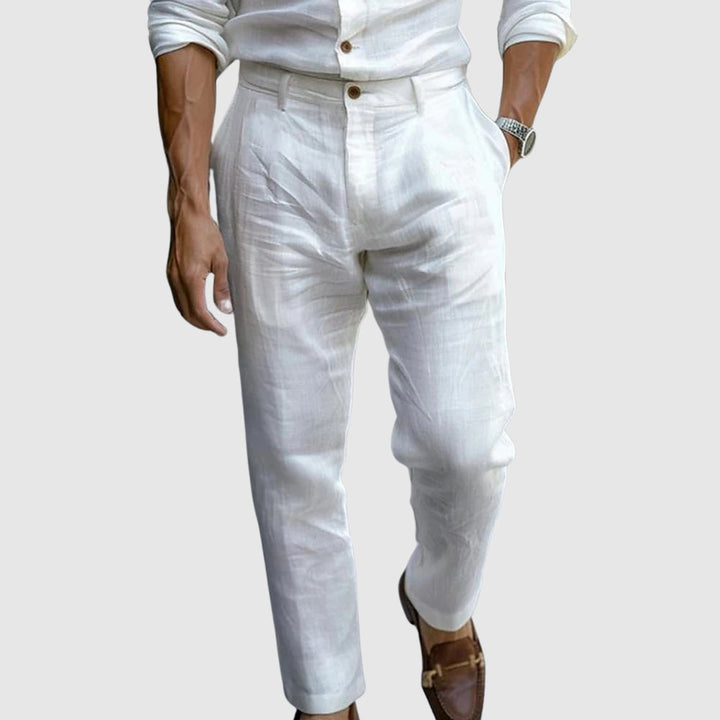 LEONARDO | PANTALONI IN LINO ELEGANTI