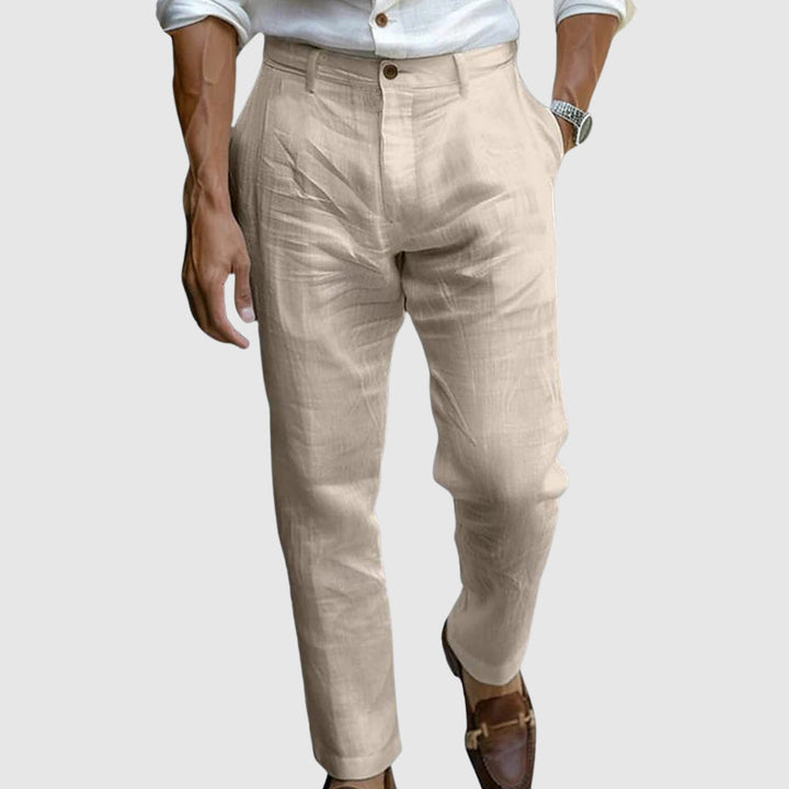 LEONARDO | PANTALONI IN LINO ELEGANTI