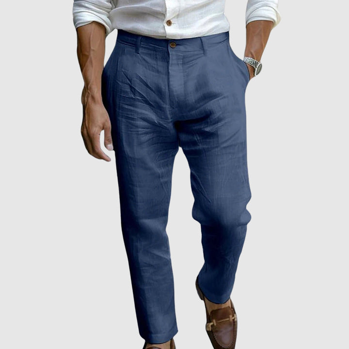 LEONARDO | PANTALONI IN LINO ELEGANTI