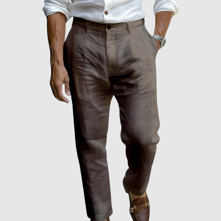 LEONARDO | PANTALONI IN LINO ELEGANTI