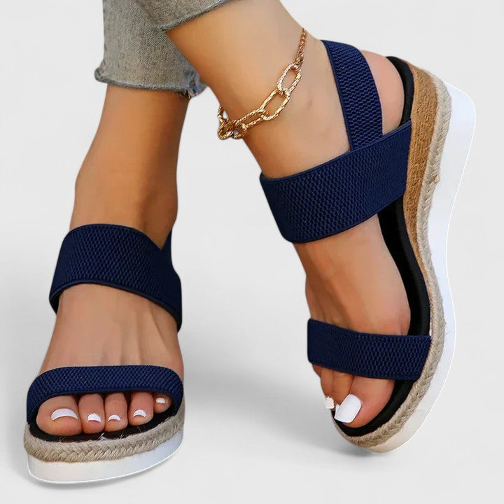 ELENA | SANDALI COMFORT CON FASCE ELASTICHE