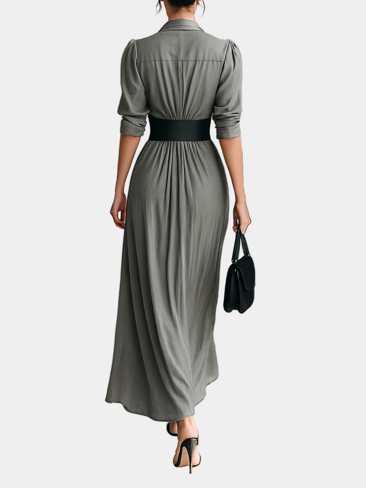 VITTORIA | ABITO CAMICIA LUNGO ELEGANTE