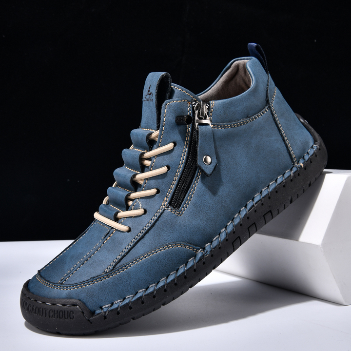 EMILIANO | SNEAKERS ALTE CON ZIP LATERALE