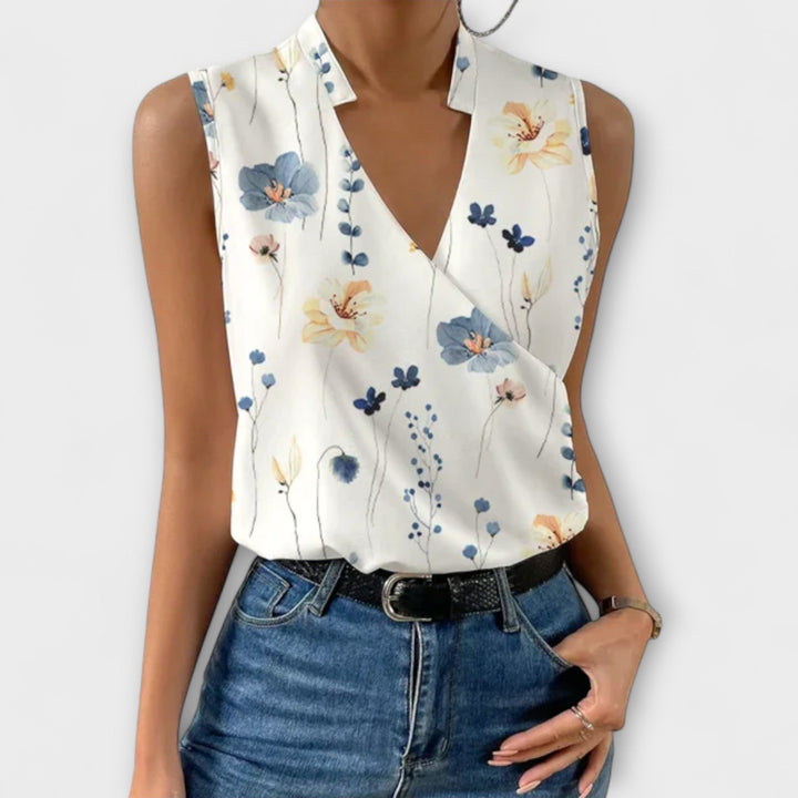 SOFIA | BLUSA SMANICATA ELEGANTE A PORTAFOGLIO