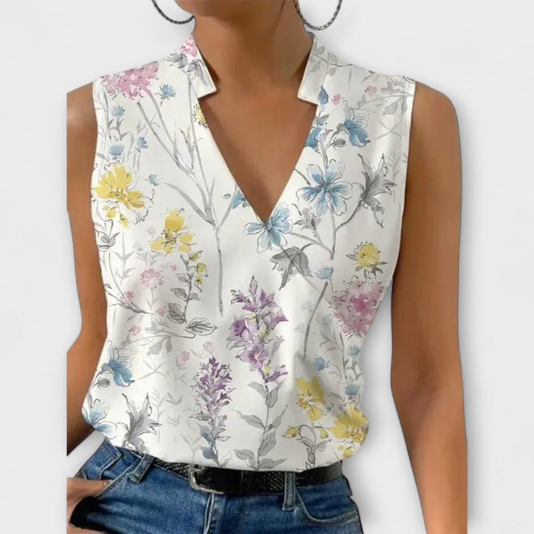 SOFIA | BLUSA SMANICATA ELEGANTE A PORTAFOGLIO