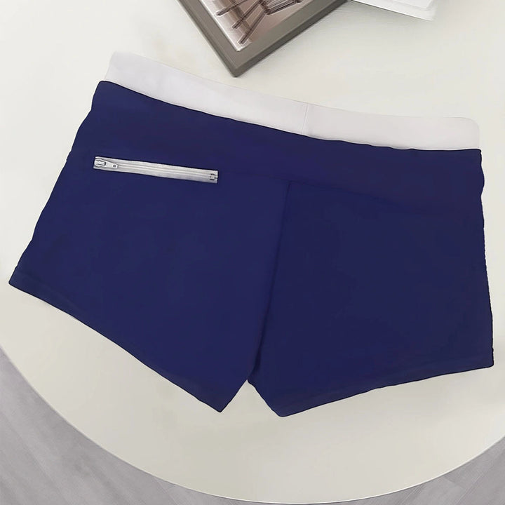 TOMMASO | BOXER DA MARE CON INSERTI A CONTRASTO