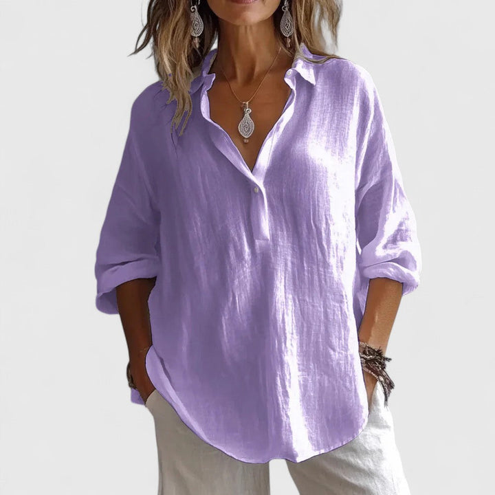 CHIARA | CAMICIA IN LINO E COTONE