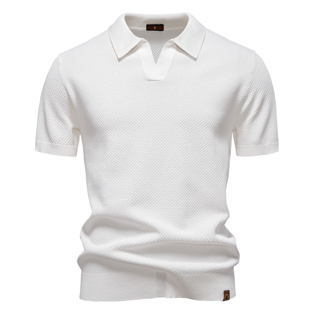 GABRIELE | POLO PREMIUM IN MAGLIA TESTURIZZATA