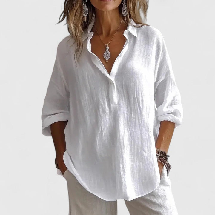 CHIARA | CAMICIA IN LINO E COTONE