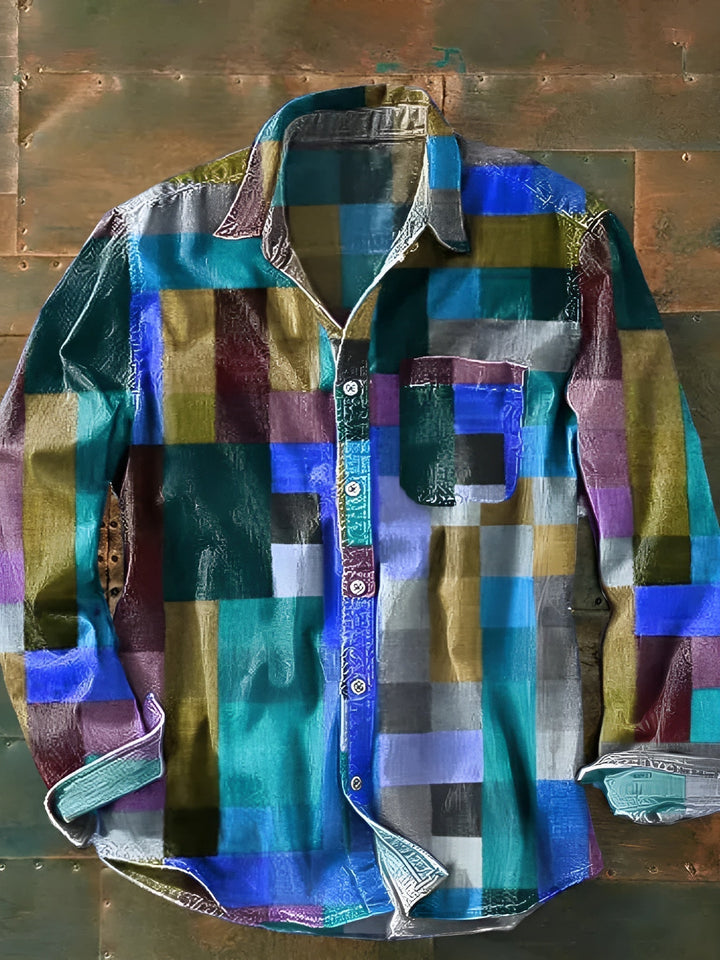 MATTEO | CAMICIA PATCHWORK DALLO STILE CONTEMPORANEO