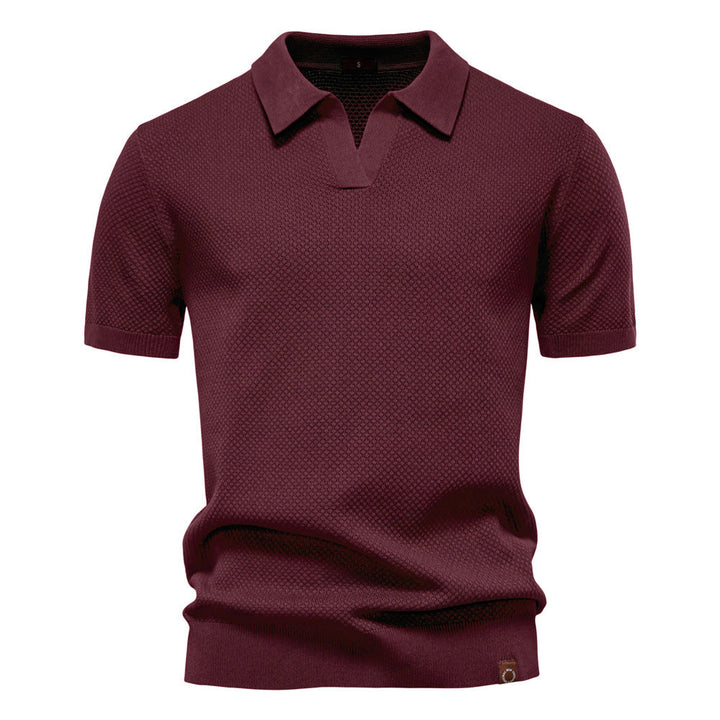 GABRIELE | POLO PREMIUM IN MAGLIA TESTURIZZATA