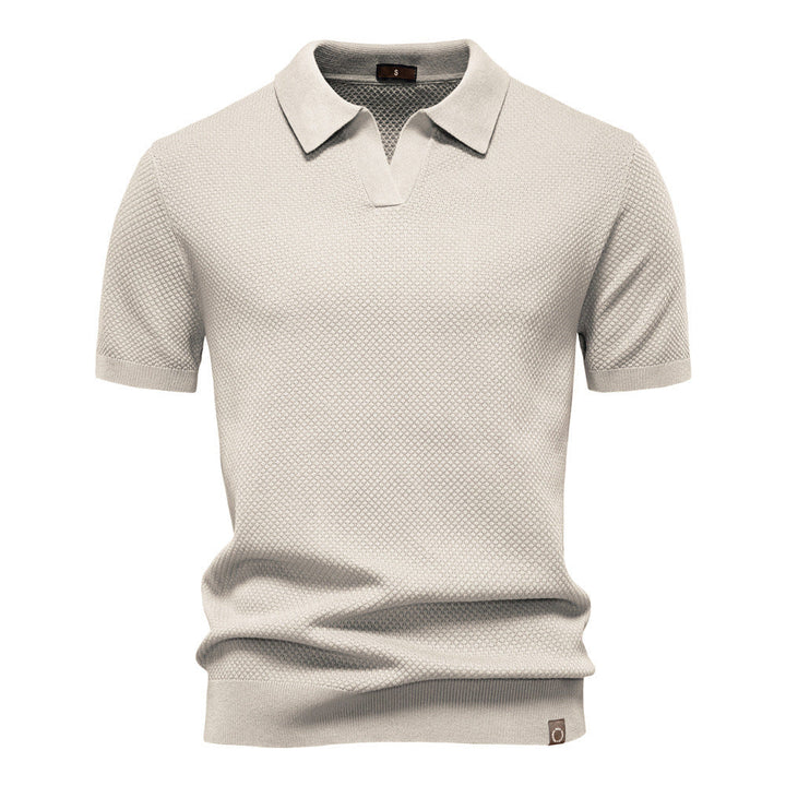 GABRIELE | POLO PREMIUM IN MAGLIA TESTURIZZATA