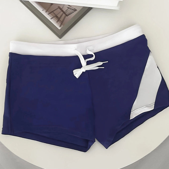 TOMMASO | BOXER DA MARE CON INSERTI A CONTRASTO