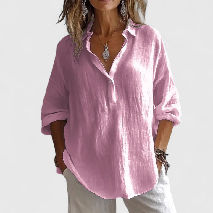 CHIARA | CAMICIA IN LINO E COTONE