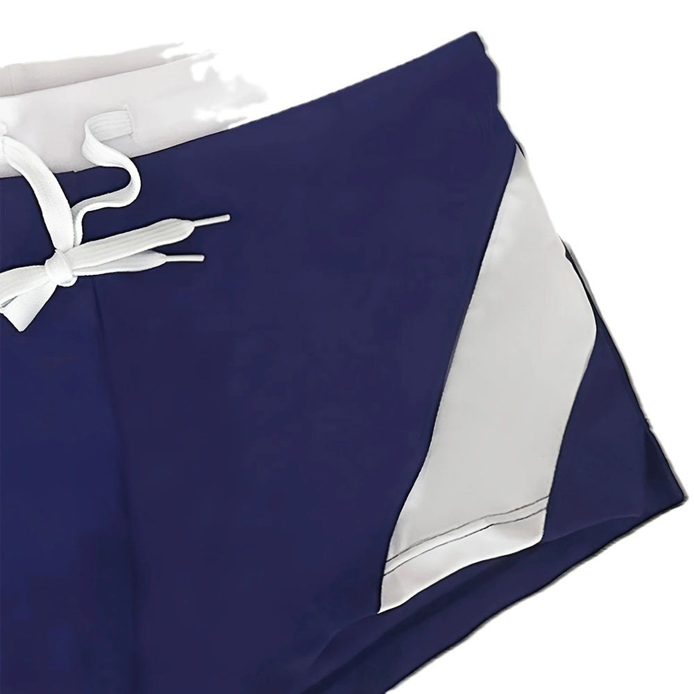 TOMMASO | BOXER DA MARE CON INSERTI A CONTRASTO
