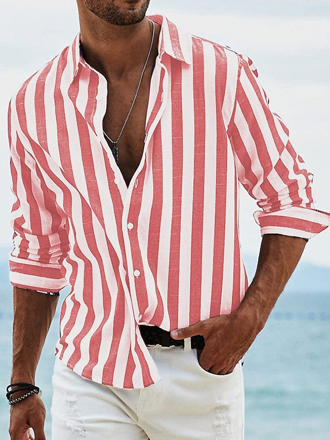 RAFFAELE | CAMICIA A RIGHE ELEGANTE MARE PREMIUM