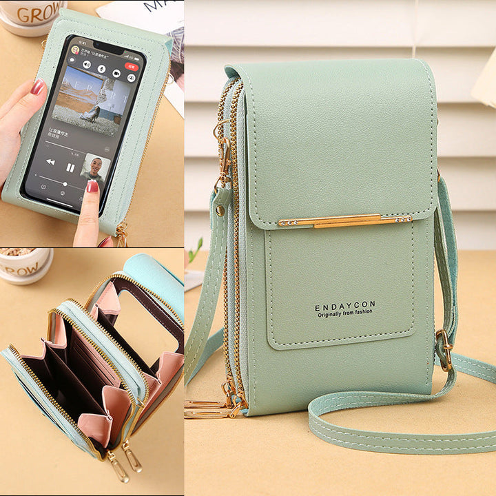 NAYELI | BORSA PORTA CELLULARE E PORTAFOGLIO ELEGANTE MULTIFUNZIONE
