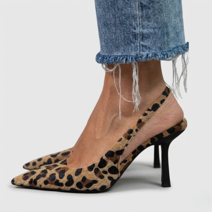 VALERIA | DÉCOLLETÉ SLINGBACK ANIMALIER