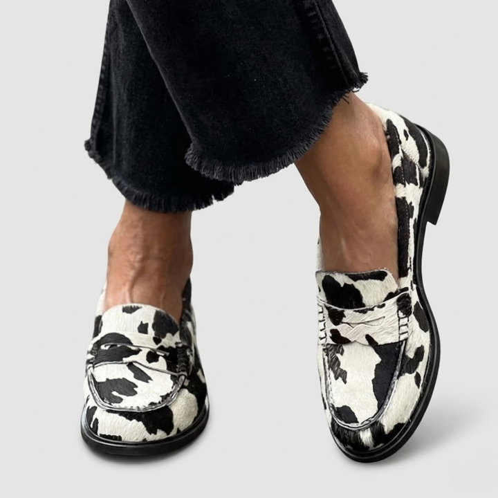 OTTAVIA | MOCASSINI ANIMALIER DAL DESIGN CLASSICO