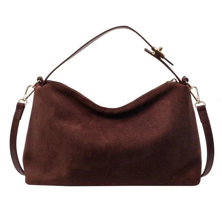MALIKA | BORSA HOBO IN SUEDE DALLO STILE ESSENZIALE